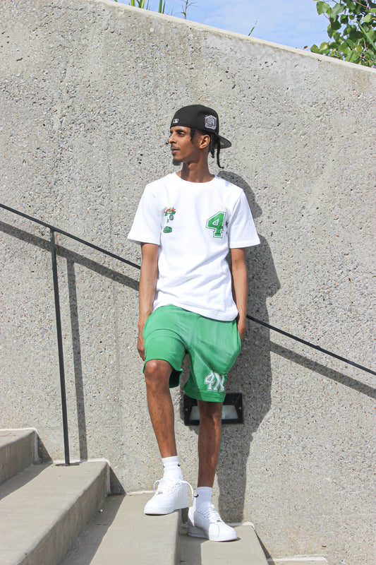 Green shorts & tee sets