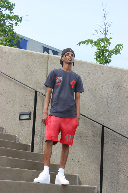 Red shorts & tee sets